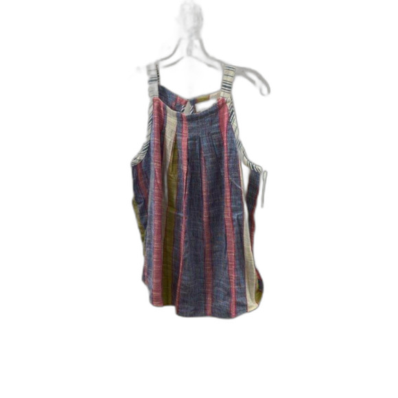 Anthropologie Women's Multicolored Patterned Textured Tank Top - Sz M - Picture 4 of 7